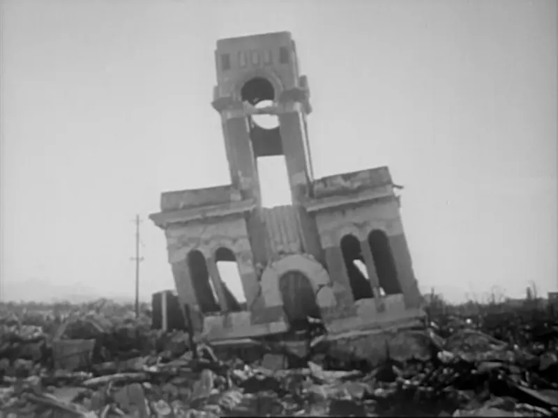 Archival source frame before restoration