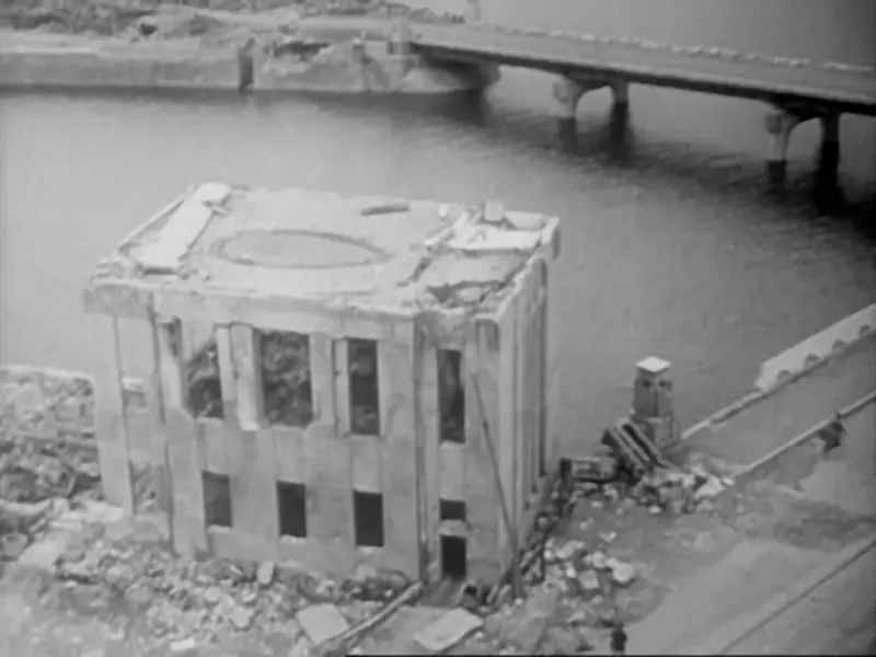 Archival source frame before restoration