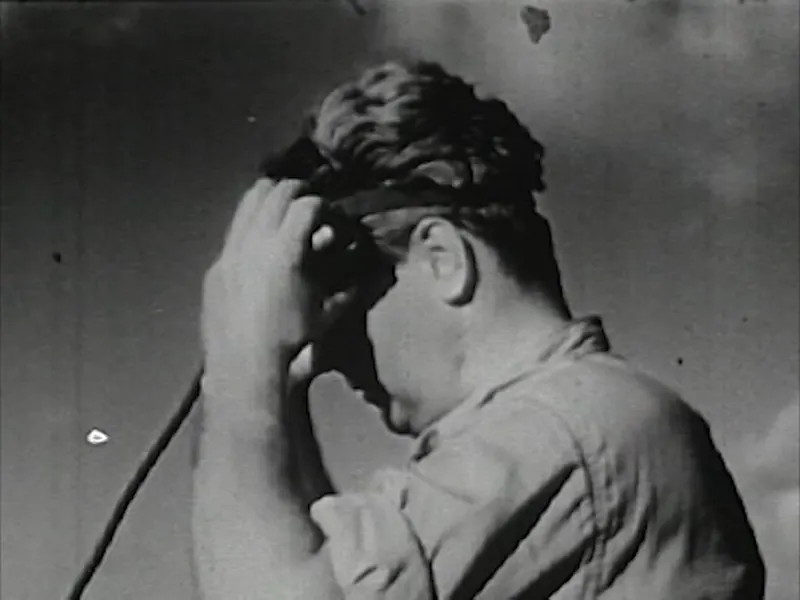 Archival source frame before restoration